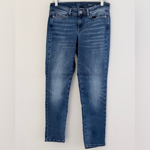 J. JILL || The Boyfriend Blue Straight Leg Ankle Jeans. Sz. 4P - Picture 3 of 12